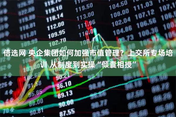 倍选网 央企集团如何加强市值管理？上交所专场培训 从制度到实操“倾囊相授”